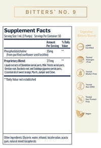 Bitters No. 9 Supplement Facts
