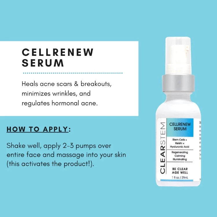 CELLRENEW® - Collagen Stem Cell Serum How to Use