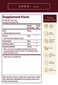 DHEA+ 300mL Supplement Facts