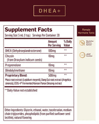 DHEA+ 100mL Supplement Facts