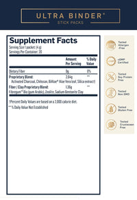 Ultra Binder Sticks Supplement Facts