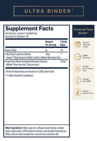 Ultra Binder Supplement Facts