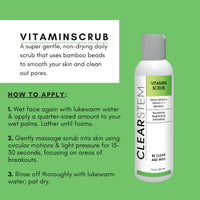 VITAMINSCRUB™ - Antioxidant-Infused Scrub Cleanser How to Use