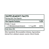 5-MTHF 1mg Ingredients