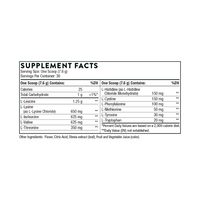 Amino Complex Supplement Facts