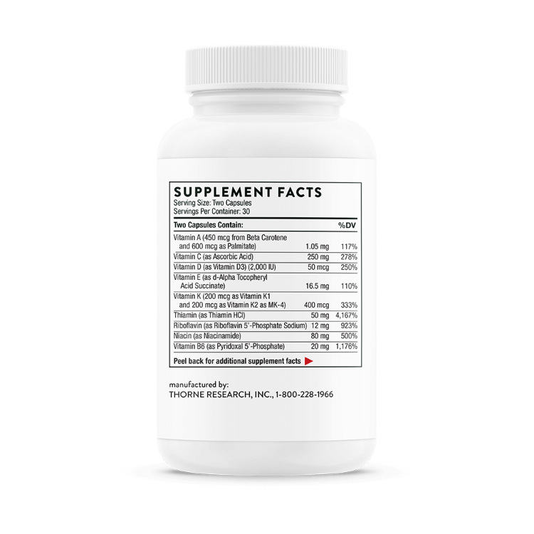 Basic Nutrients 2/Day Supplement Facts