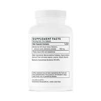 Berbercap Supplement Facts