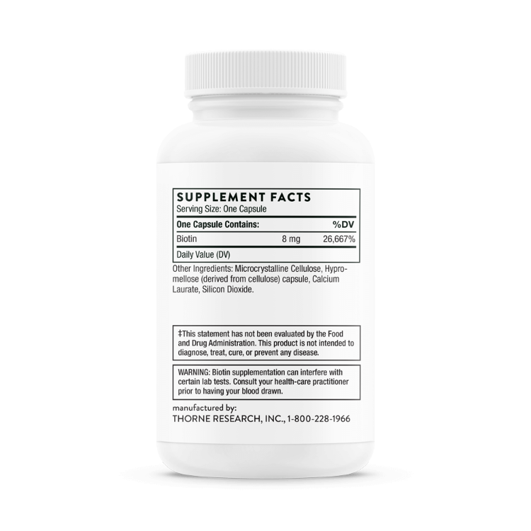 Biotin Supplement Facts
