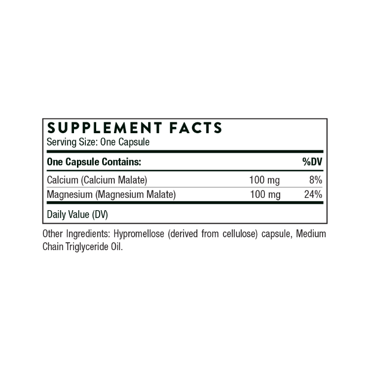 Calcium-Magnesium Malate Ingredients