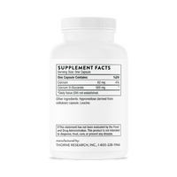 Calcium D-Glucarate Supplement Facts