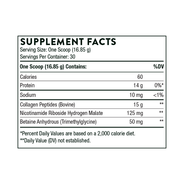 Collagen Fit Supplement Facts