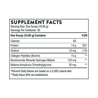 Collagen Fit Supplement Facts