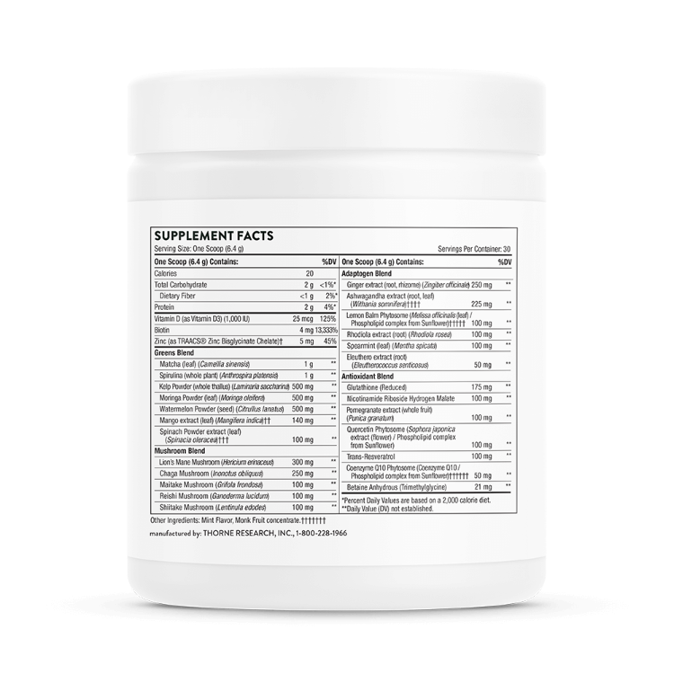 Daily Greens Plus Ingredients