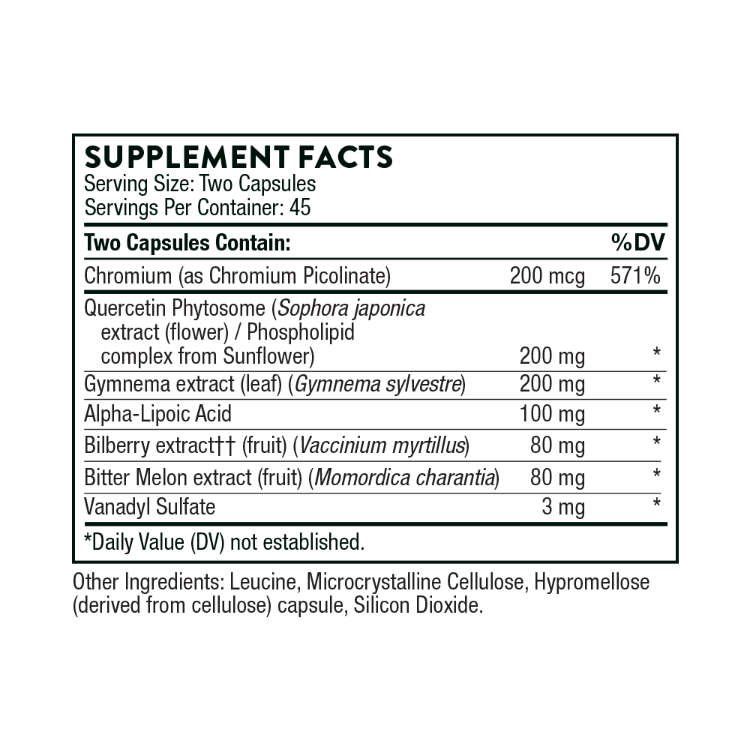 Diabenil Supplement Facts