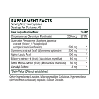 Diabenil Supplement Facts