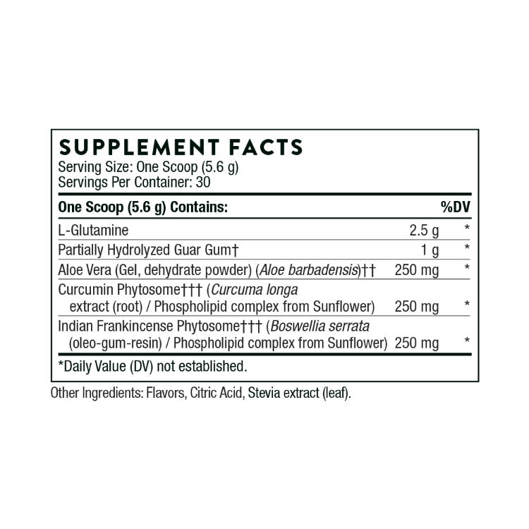 EnteroMend Supplement Facts