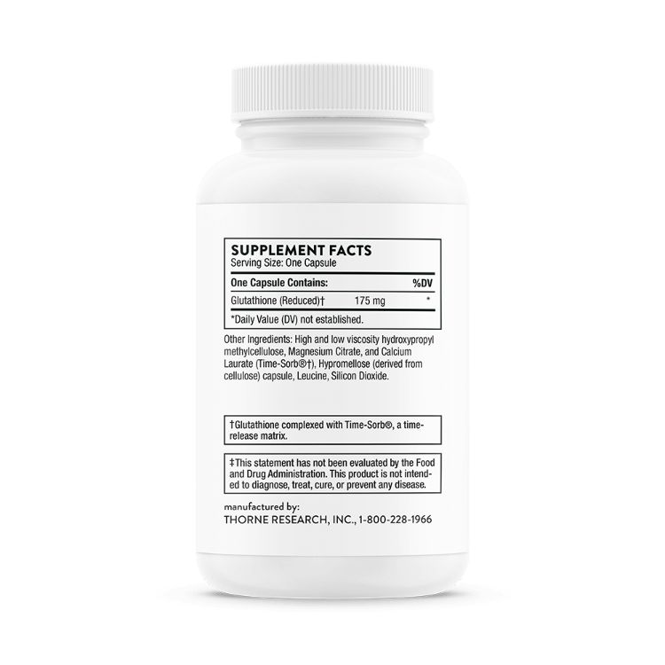 Glutathione-SR Ingredients