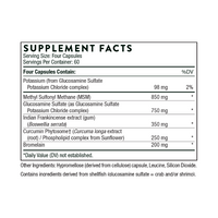 Joint Support Nutrients Supplement Facts