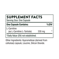 L-Carnitine Supplement Facts