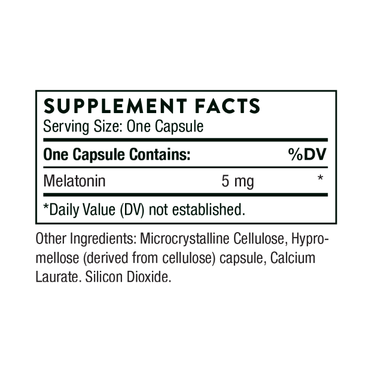 Melaton-5 Supplement Facts
