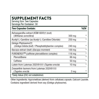 Memoractiv Supplement Facts