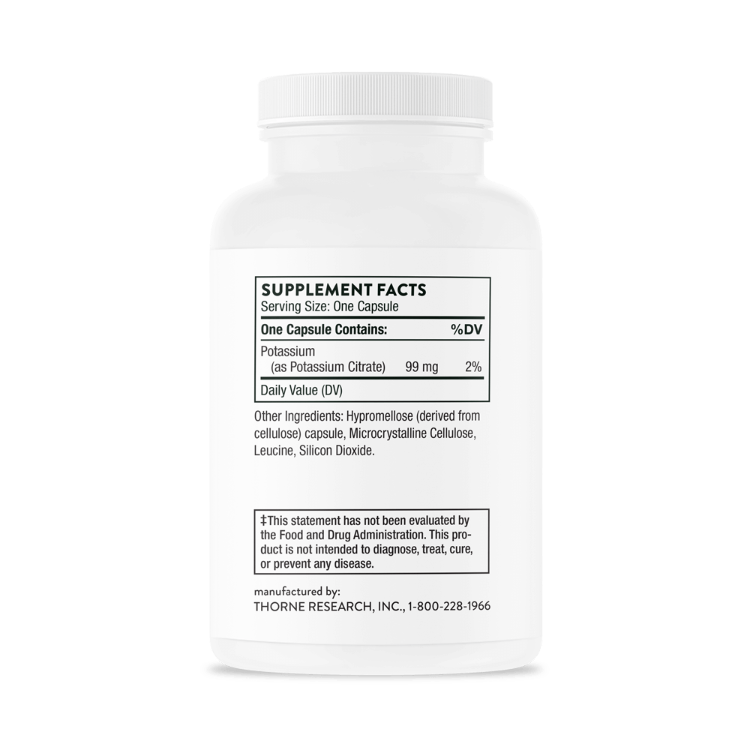 Potassium Citrate Ingredients