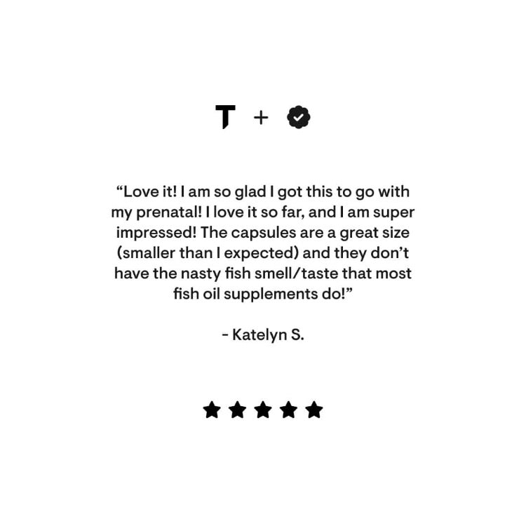 Prenatal DHA Testimonial