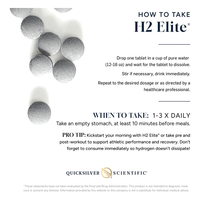 Quicksilver H2 Elite Molecular Hydrogen suggested use
