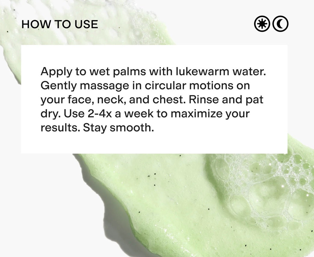 VITAMINSCRUB Cleanser How to Use