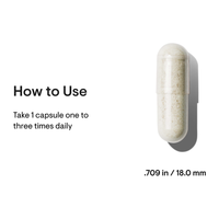 Advanced Iron Complex how to use: take 1 capsule one to three times daily; capsule size 18 mm