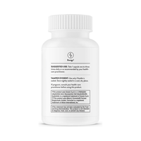Thorne Advanced Iron Complex back label with suggested use and warnings