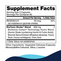 BioToxin Binder supplement facts