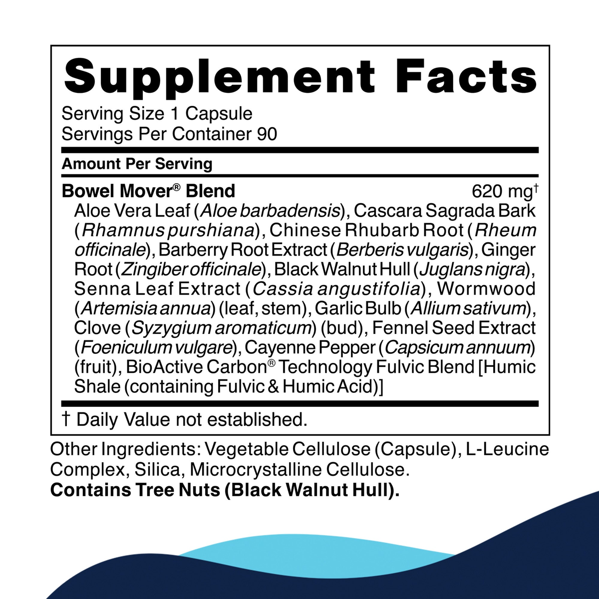 Bowel Mover supplement facts