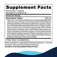 Bowel Mover supplement facts