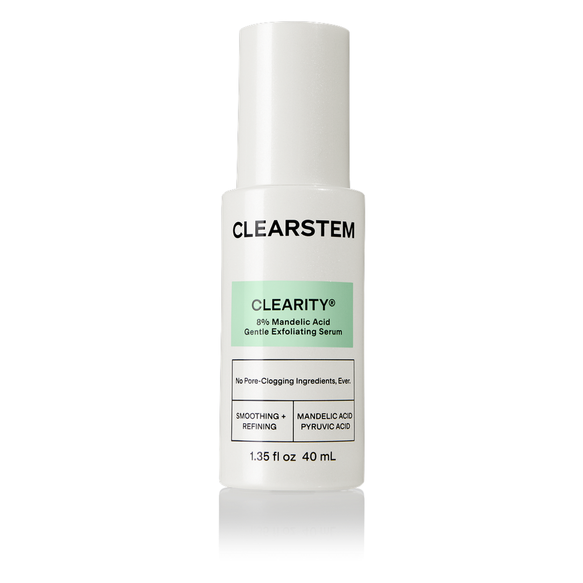 CLEARITY exfoliating serum bottle