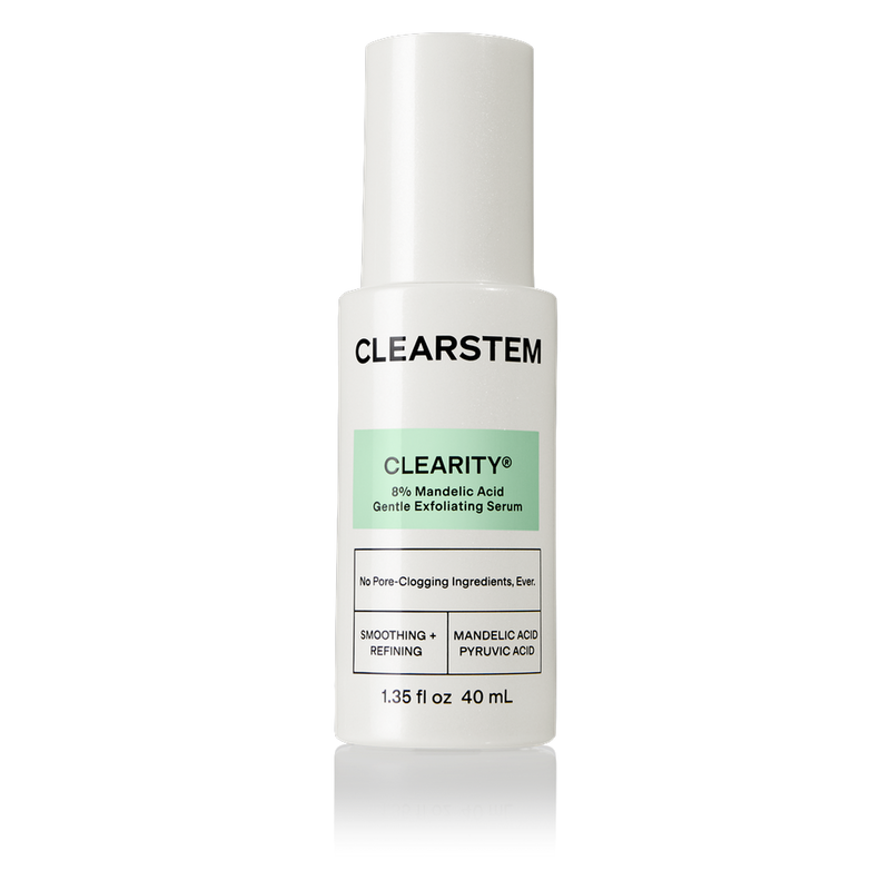 CLEARITY exfoliating serum bottle