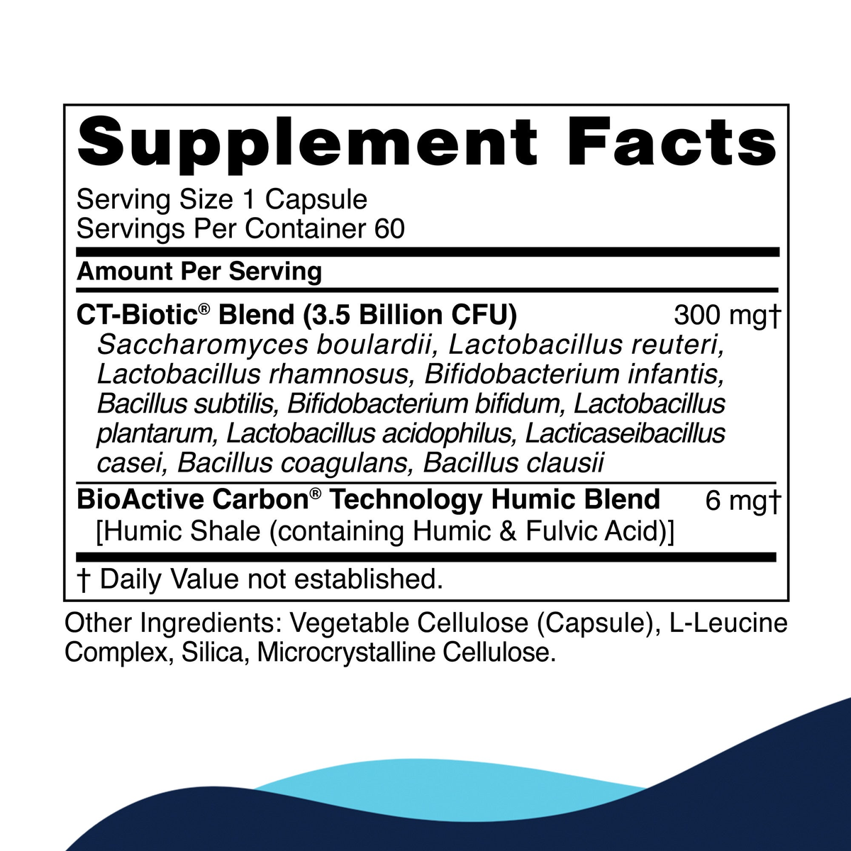 CT-Biotic supplement facts