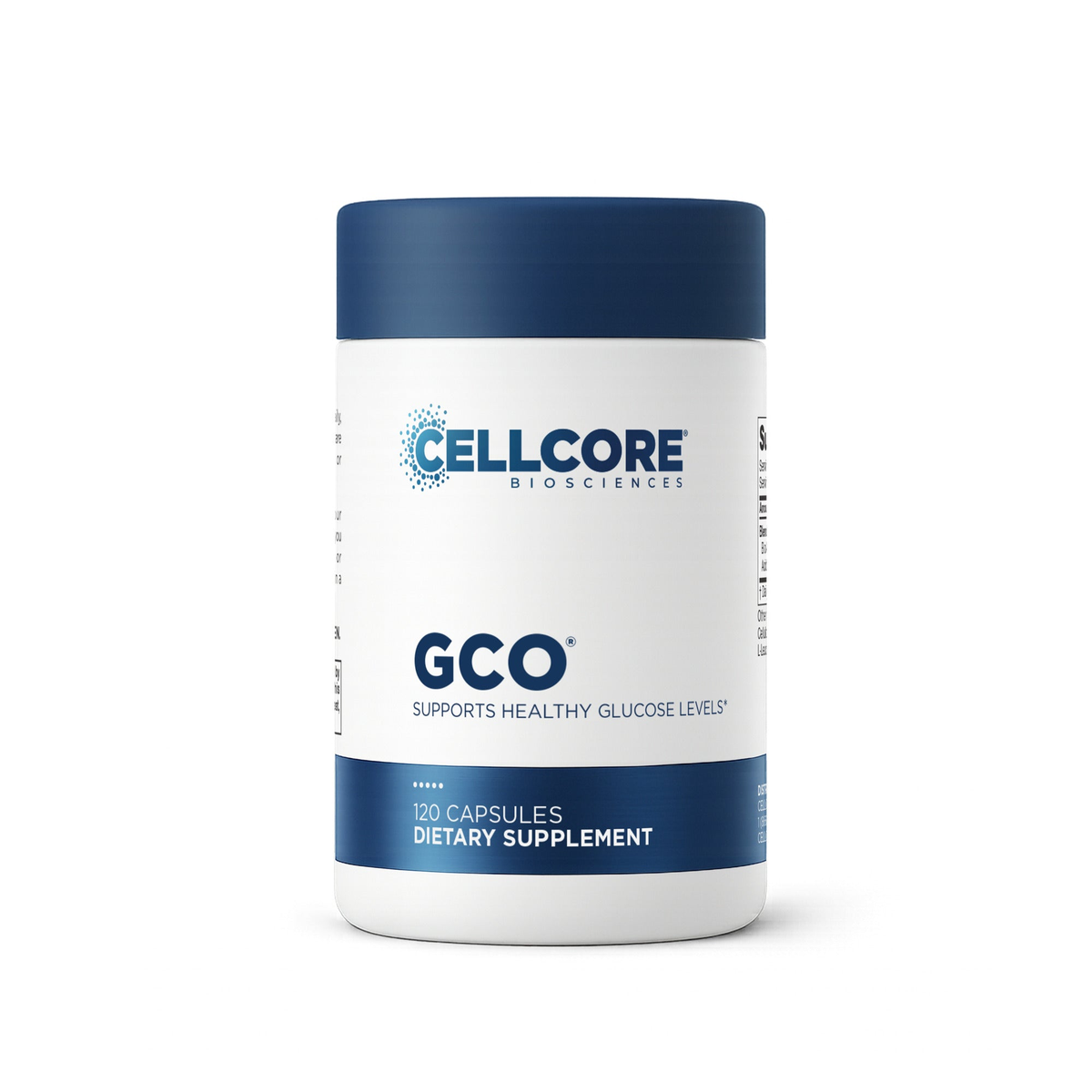 GCO bottle front