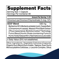 GCO supplement facts