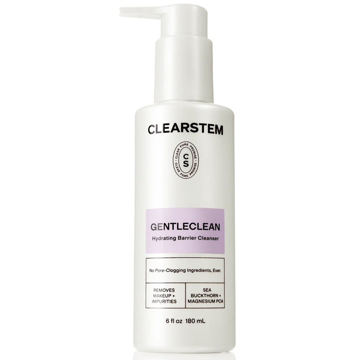 GENTLECLEAN cleanser bottle front, updated packaging