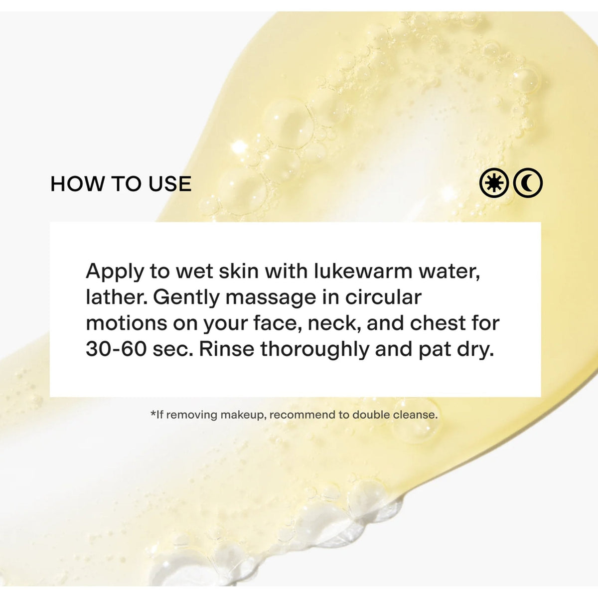 GENTLECLEAN cleanser how to use