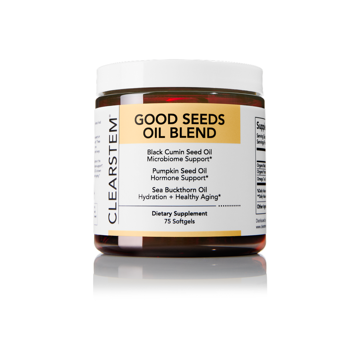 GOOD SEEDS softgel bottle
