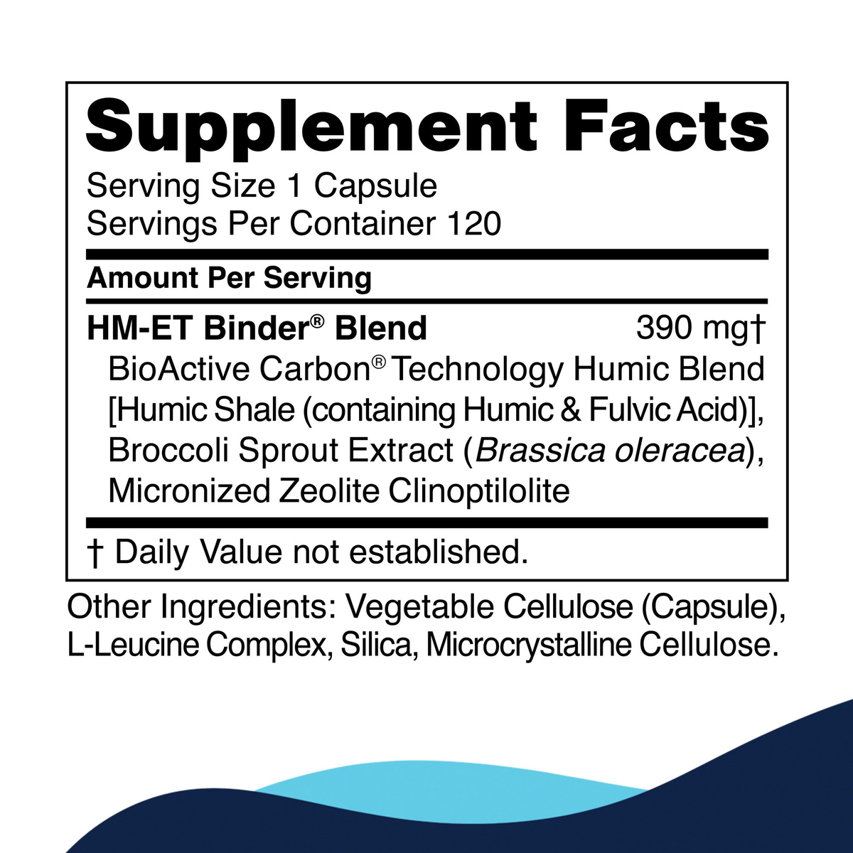 HM-ET Binder supplement facts