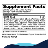 IS-BAB supplement facts