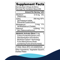 Metabolic Activator supplement facts