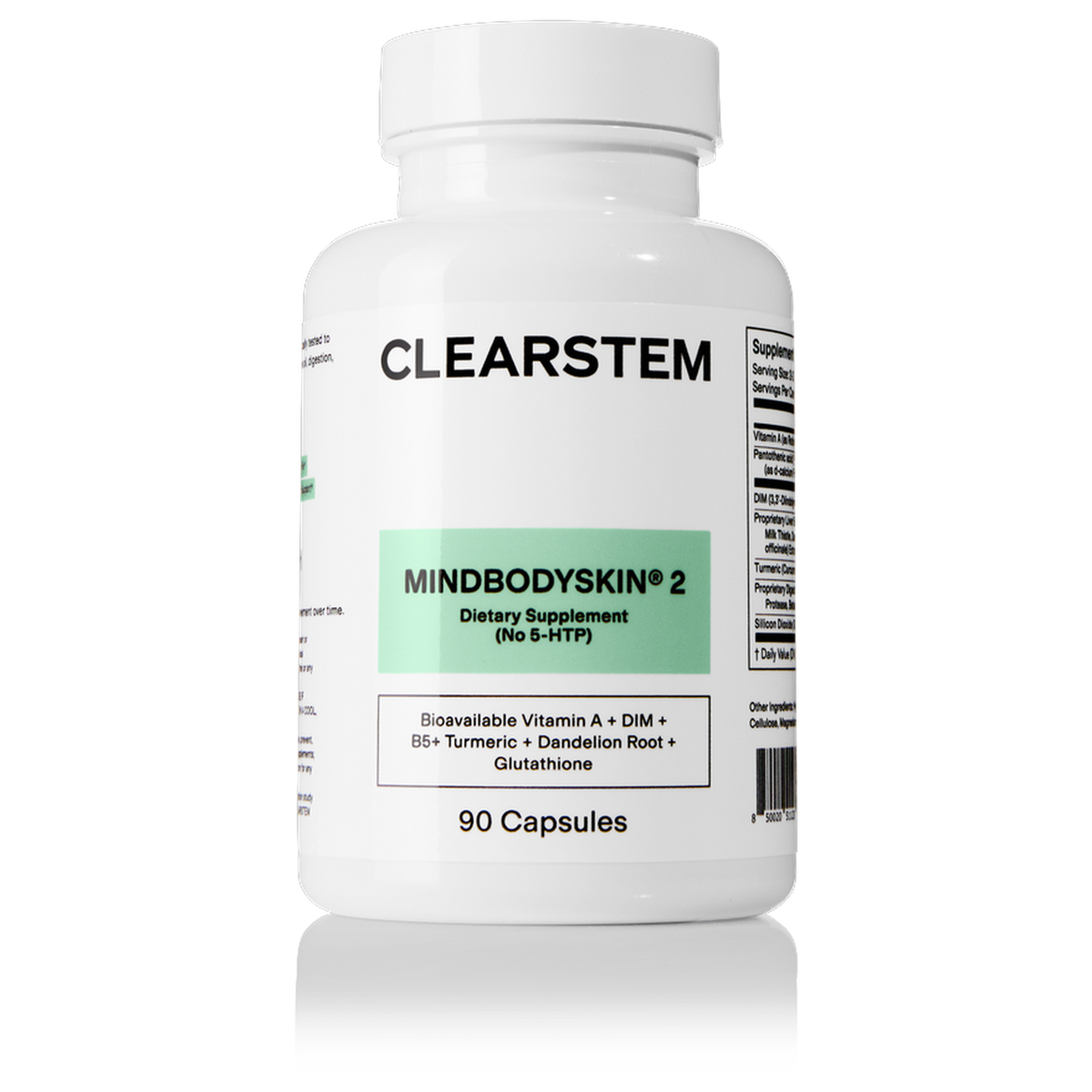 MINDBODYSKIN 2 bottle, No 5-HTP formula