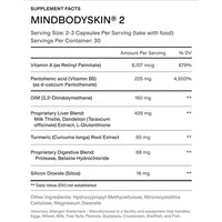 MINDBODYSKIN 2 supplement facts