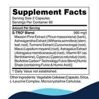 S-TRO supplement facts