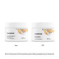 Thorne Leaky Gut Support new label next to the old EnteroMend label