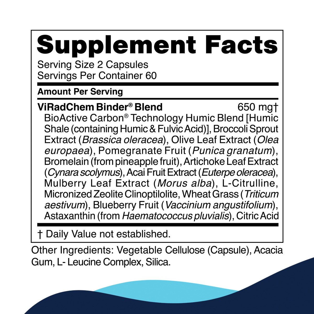 ViRadChem Binder supplement facts